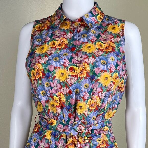 Antonio Melani Liberty Women’s Size 6 Vera Meadow Melody Cotton Shirt NEW Dress - Picture 10 of 15